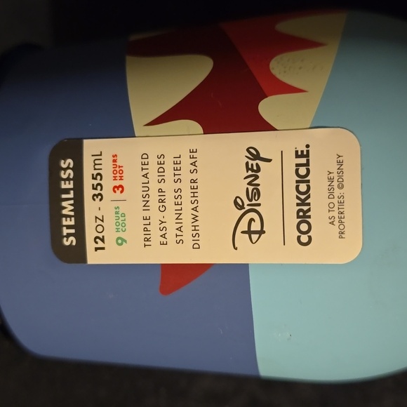 ❤️BUY 2 GET 1 FREE Stitch Stainless Steel Stemless Tumbler, Corkcicle/Disney100 - Picture 10 of 11